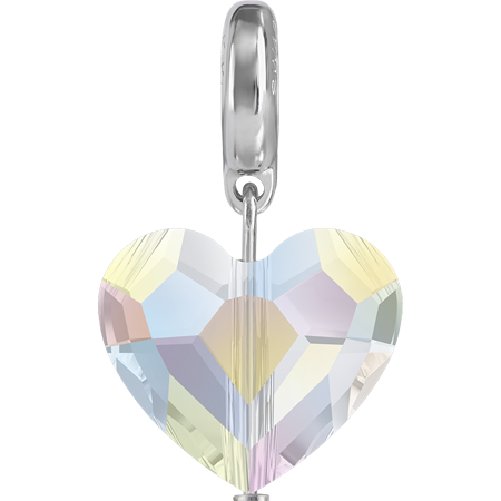 Swarovski BeCharmed & Pavé Beads - 87 004 - BeCharmed Crystal Love Charm